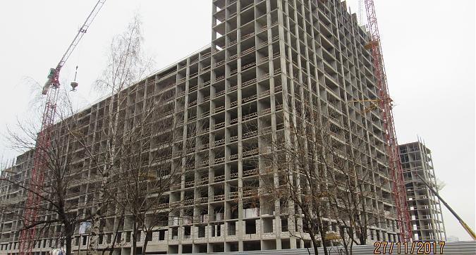 ЖК Green Park (ЖК Грин Парк), корпус 3, монолитные работы - вид с Олонецкой улицы на строительство, фото 5 Квартирный контроль