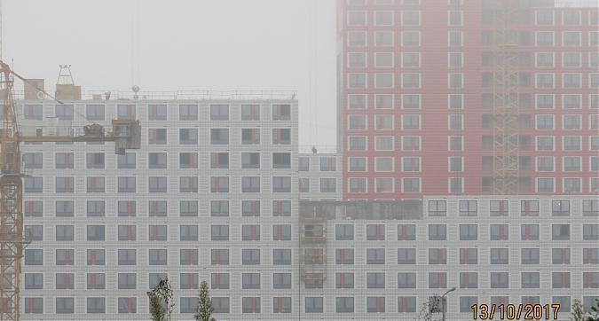 ЖК Измайловский лес (ЖК Озерный) - вид на корпус 1.1 и 1.2 с улицы станция стройка, фото 4 Квартирный контроль