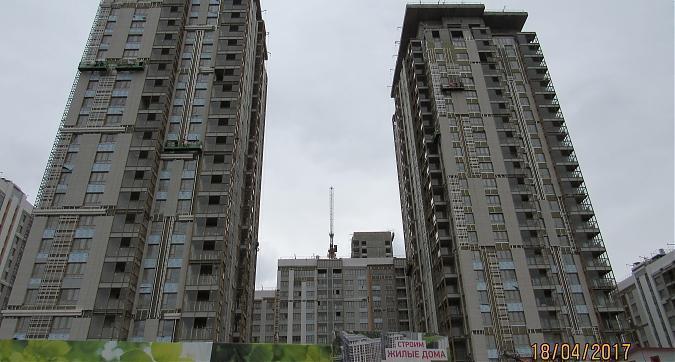 ЖК Life-Ботанический сад - вид с проезда Серебрякова на 4-й и 6-й корпуса Квартирный контроль