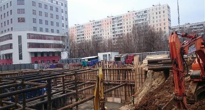 ЖК Дом на Абрамцевской, работы по обустройству котлована - вид с Абрамцевской улицы, фото 2 Квартирный контроль