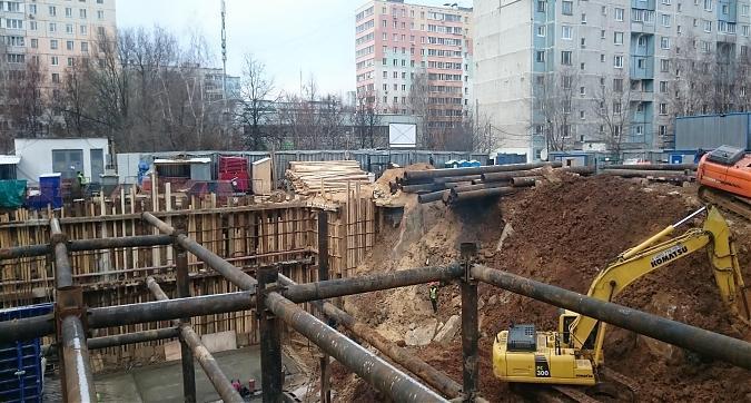 ЖК Дом на Абрамцевской, работы по обустройству котлована - вид с Абрамцевской улицы, фото 5 Квартирный контроль