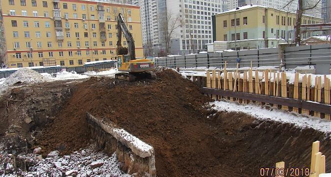 ЖК Атлас-дом. Лидер в Садовниках, котлованные работы - вид с Нагатинской улицы, фото 7 Квартирный контроль