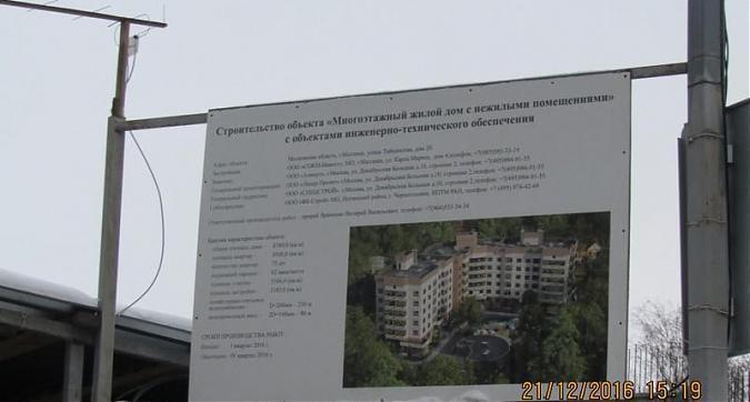 Мкрн Большие Мытищи Тайнинская - паспорт объекта Квартирный контроль