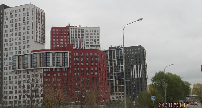 ЖК Новая звезда, корпус 2, отделочные работы - вид с улицы Бачуринская Квартирный контроль