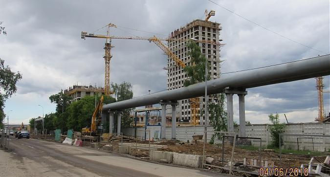 ЖК Level Амурская, монолитные работы - вид с Амурской улицы, фото 1 Квартирный контроль