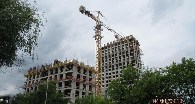 ЖК Level Амурская, монолитные работы - вид с Амурской улицы, фото 4 Квартирный контроль