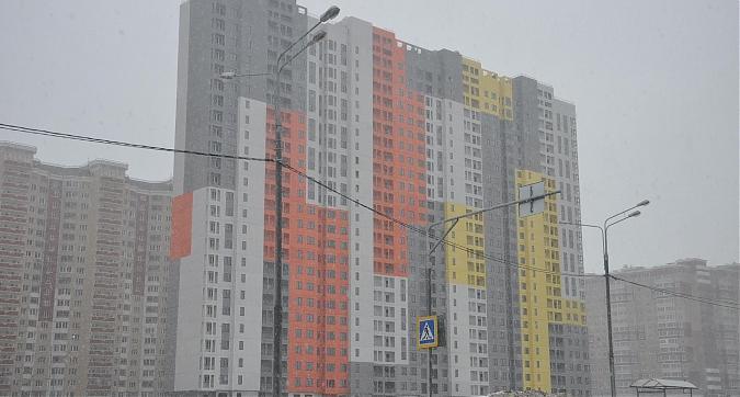 ЖК Мортонград Бутово, 1-й корпус, вид с Нового шоссе Квартирный контроль