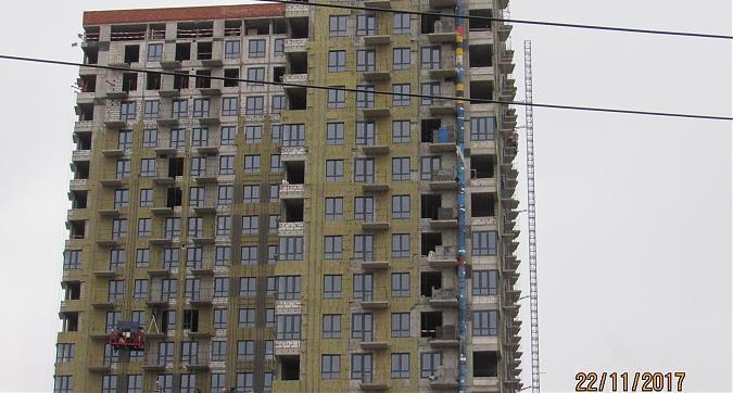 ЖК Петр 1, фасадные работы - вид на 1-й корпус с проезда Завода Серп и Молот, фото 3 Квартирный контроль