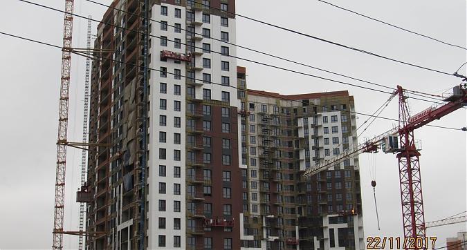 ЖК Петр 1 - фасадные работы, вид на 3-й корпус с проезда Завода Серп и Молот, фото 2 Квартирный контроль