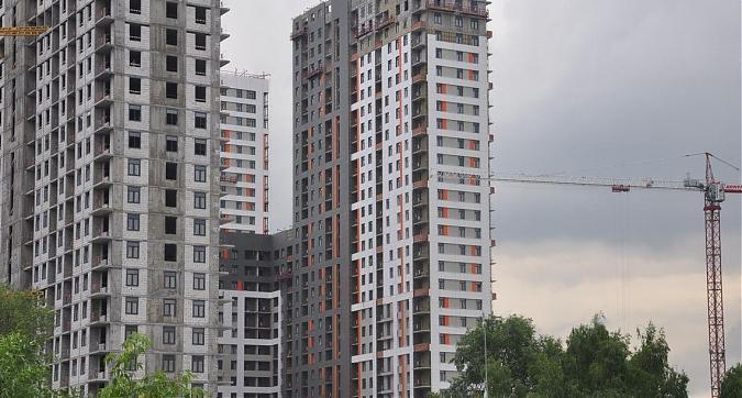ЖК Оранж парк, 2-й корпус, вид с улицы Строителей Квартирный контроль
