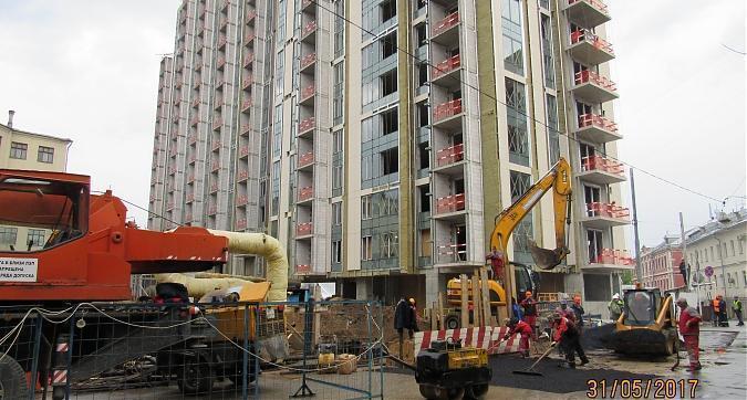 ЖК Басманный 5 - вид на комплекс с Рязанского переулка Квартирный контроль