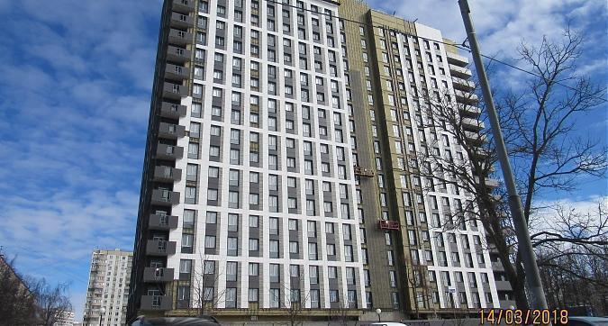 ЖК Дом 128 на Профсоюзной - фасадные работы, вид с Профсоюзной улицы, фото 1 Квартирный контроль