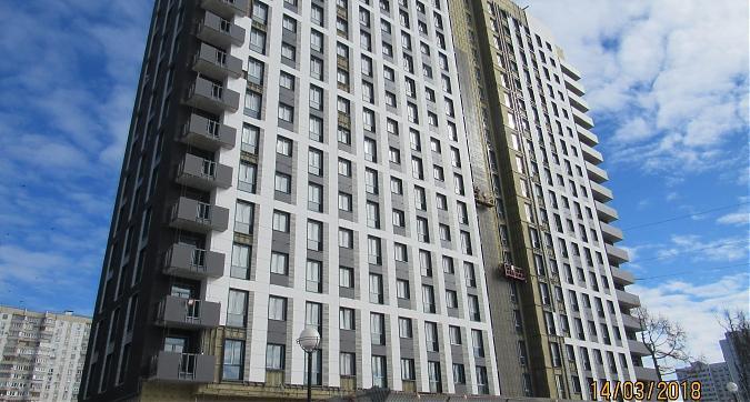 ЖК Дом 128 на Профсоюзной - фасадные работы, вид с Профсоюзной улицы, фото 3 Квартирный контроль