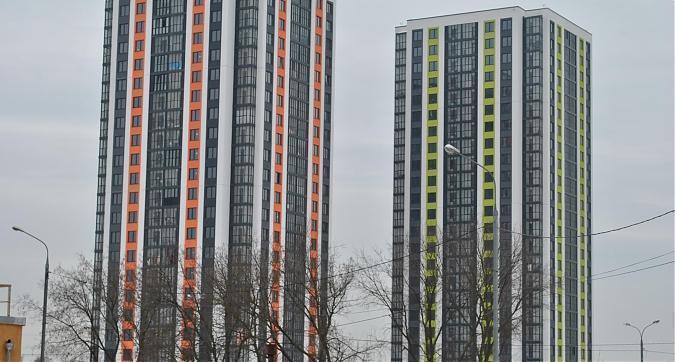 ЖК Левобережный - вид на корпуса 24.1 и 24.2 вид с южной стороны Квартирный контроль