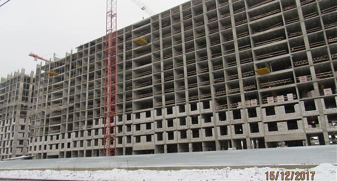 ЖК Green Park (ЖК Грин Парк), корпус 3, монолитные работы - вид с Олонецкой улицы на строительство, фото 4 Квартирный контроль