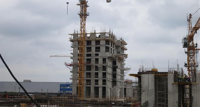 ЖК Level Амурская, монолитные работы - вид с Амурской улицы, фото 3 Квартирный контроль