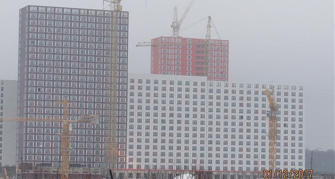 ЖК Измайловский лес (ЖК Озерный) - вид на корпус 1.1 и 1.2 с улицы станция стройка, фото 4 Квартирный контроль