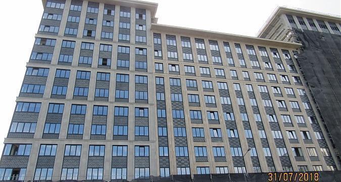 ЖК Искра Парк - фасадные работы, вид с улицы Маршала Шапошникова, фото 2 Квартирный контроль