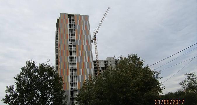 ЖК Андреевка - вид на строящийся корпус 1 со стороны Староандреевской улицы Квартирный контроль