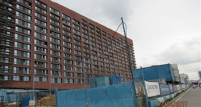 ЖК Лайнер (Комплекс апартаментов Лайнер), отделочные работы - вид с Ходынского бульвара, фото 3 Квартирный контроль