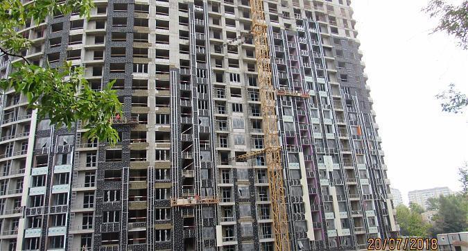 ЖК VAVILOVE (Вавилова, 69А), фасадные работы - вид со стороны улицы Вавилова, фото 3 Квартирный контроль