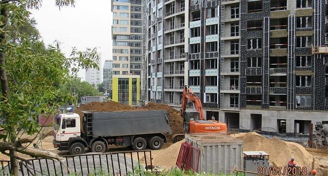 ЖК VAVILOVE (Вавилова, 69А), фасадные работы - вид со стороны улицы Вавилова, фото 5 Квартирный контроль