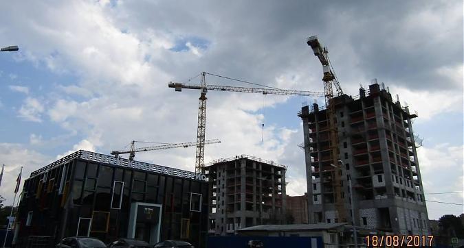 ЖК Тетрис - вид на строящийся жилой комплекс со стороны Железнодорожного переулка Квартирный контроль