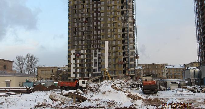 ЖК Петр 1 - фасадные работы, вид с проезда Завода Серп и Молот, фото 7 Квартирный контроль