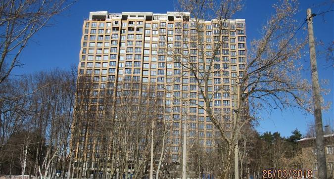 ЖК Дом Серебряный Бор - фасадные работы, вид со стороны набережной Москва реки, фото 1 Квартирный контроль