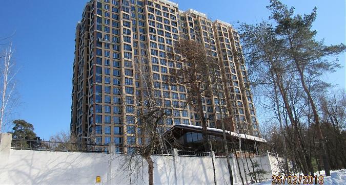 ЖК Дом Серебряный Бор - фасадные работы, вид со стороны набережной Москва реки, фото 7 Квартирный контроль