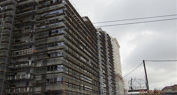 ЖК  Донской Олимп - вид с 1-го Рощинского проезда на корпус А Квартирный контроль
