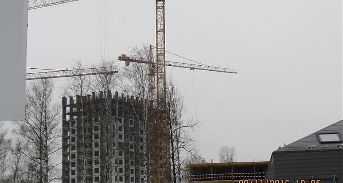 ЖК Одинцово 1 - вид на строящийся 16-й корпус  со стороны улицы Ракетчиков Квартирный контроль