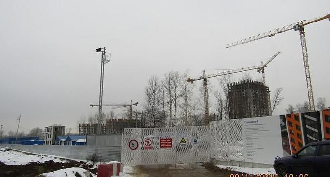 ЖК Одинцово 1 - вид на стройку  со стороны улицы Ракетчиков Квартирный контроль