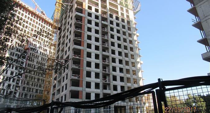 ЖК Достояние - вид с Ярцевской улицы на дом Культура, монолитные работы, фото 2 Квартирный контроль