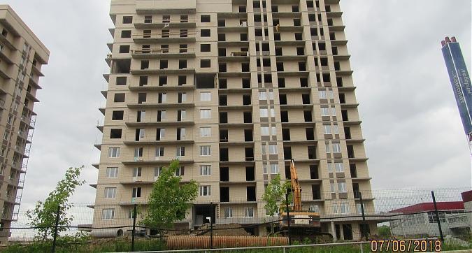 ЖК Люберцы 2018, 39-й корпус, монолитные работы, возведение наружных стен - вид с улицы Барыкина, фото 2 Квартирный контроль
