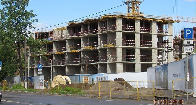ЖК Лефортово Парк, 6-й корпус - монолитные работы, вид с проезда Завода Серп и Молот, фото 1 Квартирный контроль
