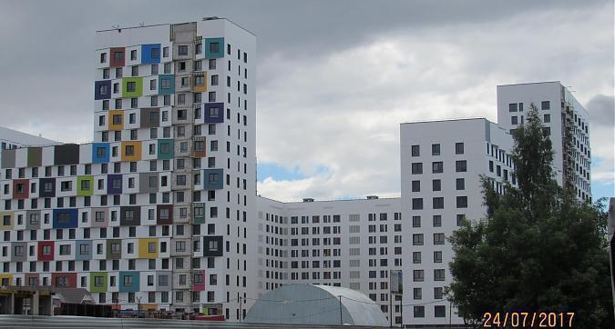 ЖК Green Park (ЖК Грин Парк) - вид с Олонецкой улицы на строительство 1-го корпуса Квартирный контроль