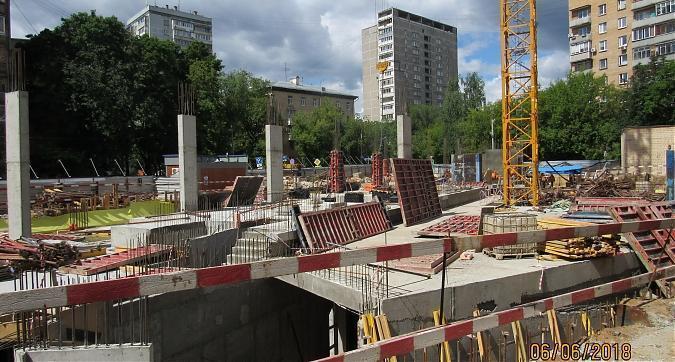 ЖК Васнецов Дом. Лидер на Масловке, монолитные работы - вид с улицы Мишина, фото 2 Квартирный контроль