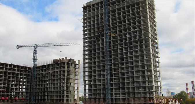 ЖК Аннино Парк, 4-й и 5-й корпуса, монолитные работы - вид со стороны Варшавского шоссе Квартирный контроль