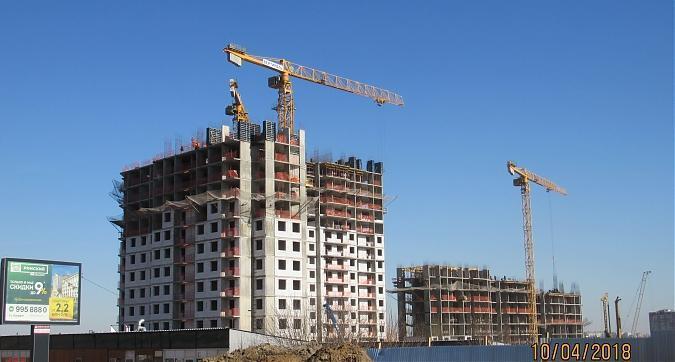 ЖК Новые Котельники, 1 и 4 корпуса - монолитные работы, вид с улицы Угрешская Квартирный контроль