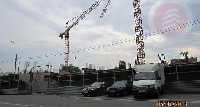 ЖК Грани - монолитные работы, вид с 1-го Грайвороновского проезда, фото 1 Квартирный контроль