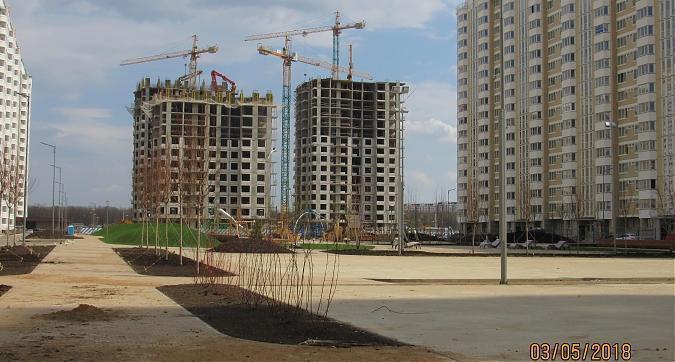 ЖК Первый Московский, 30-й и 29-й корпуса, монолитные работы - вид с улицы Атласова, фото 2 Квартирный контроль