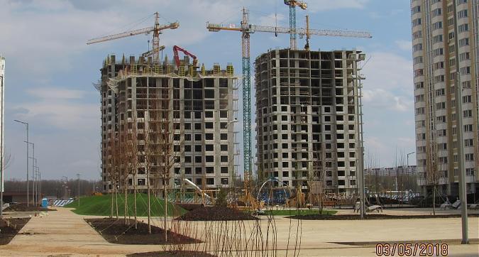 ЖК Первый Московский, 30-й и 29-й корпуса, монолитные работы - вид с улицы Атласова Квартирный контроль