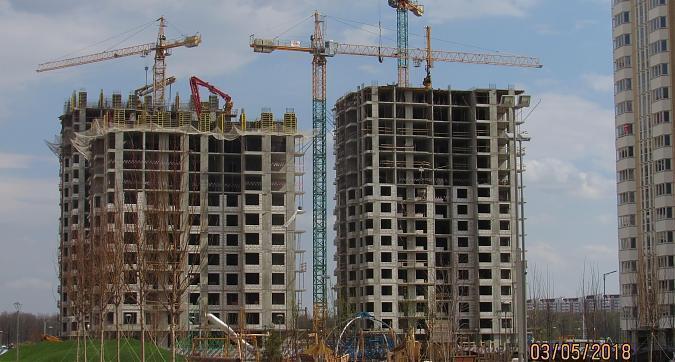 ЖК Первый Московский, 30-й и 29-й корпуса, монолитные работы - вид с улицы Атласова, фото 2 Квартирный контроль