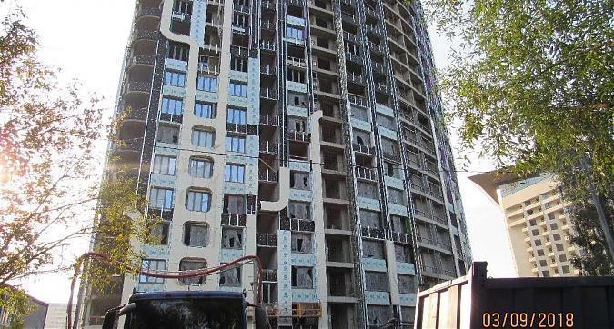 ЖК VAVILOVE (Вавилова, 69А), фасадные работы - вид со стороны улицы Вавилова, фото 1 Квартирный контроль