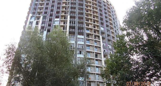ЖК VAVILOVE (Вавилова, 69А), фасадные работы - вид со стороны улицы Вавилова, фото 2 Квартирный контроль
