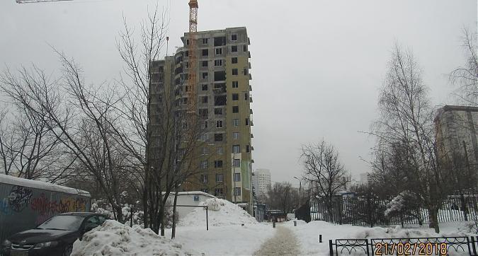 ЖК Дом в Олимпийской деревне, фасадные работы - вид с проезда Олимпийской деревни, фото 2 Квартирный контроль