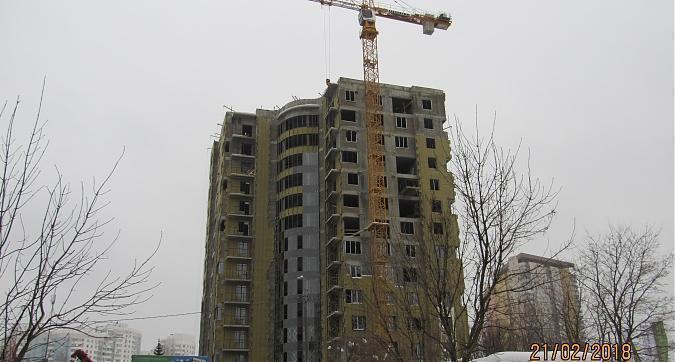 ЖК Дом в Олимпийской деревне, фасадные работы - вид с проезда Олимпийской деревни, фото 4 Квартирный контроль