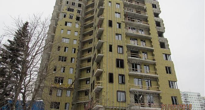 ЖК Дом в Олимпийской деревне, фасадные работы - вид с проезда Олимпийской деревни, фото 8 Квартирный контроль