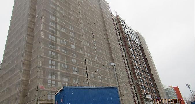 ЖК Only (Квартал ОНЛИ), 2-й корпус - фасадные работы, вид с Заречной улицы, фото 1 Квартирный контроль